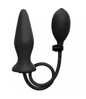 OUCH PLUG SILICONA INFLABLE NEGRO