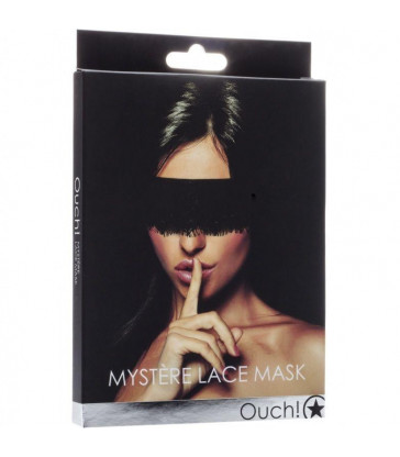 OUCH MYSTÉRE LACE ANTIFAZ NEGRO